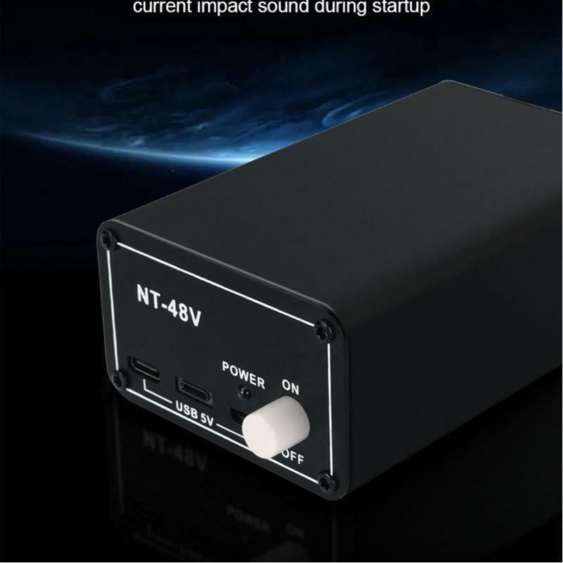 48V Phantom Power Supply Equipment Rechargeable Stable Power Supply Low Noise