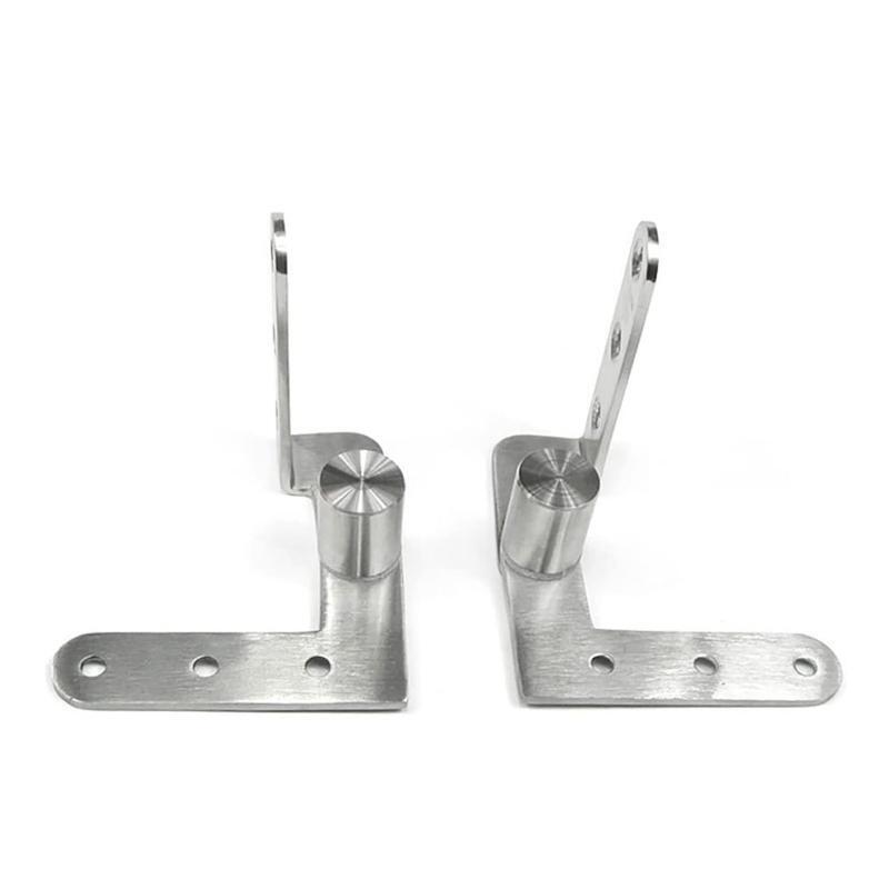 Stainless Steel Door Hidden Hinges Adjustable Top & Bottom Pivoted Hinges