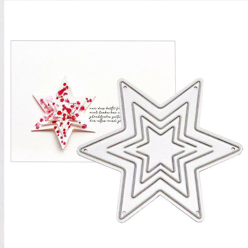Stars Metal Cutting Dies Stencil Scrapbooking DIY Album paper Card Embossing