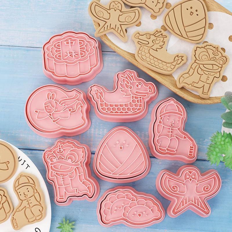 DIY Baking Cookie Cutter Cookie Molds Baking Tools Chinese Festivals Series