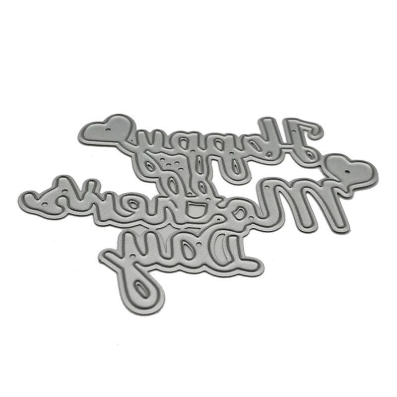 Metal Cutting Dies Happy Mothers Day Die Cuts for Card Making Scrapbook Stencil