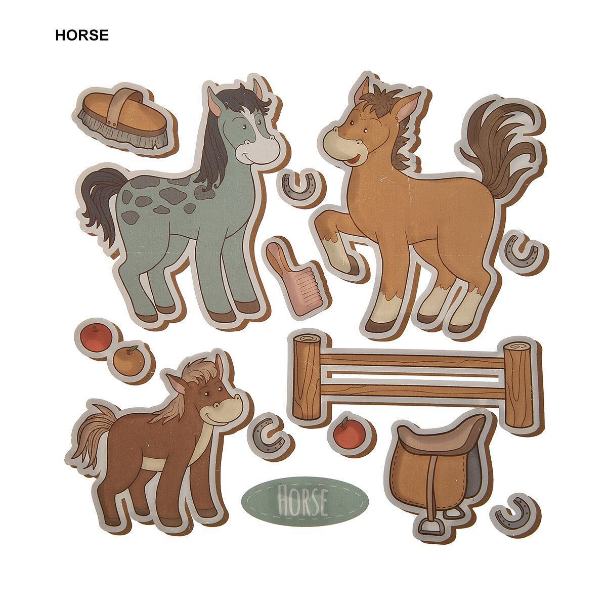 Horse Silicone Stamps Cutting Dies Stencil DIY Scrapbooking Album Decor
