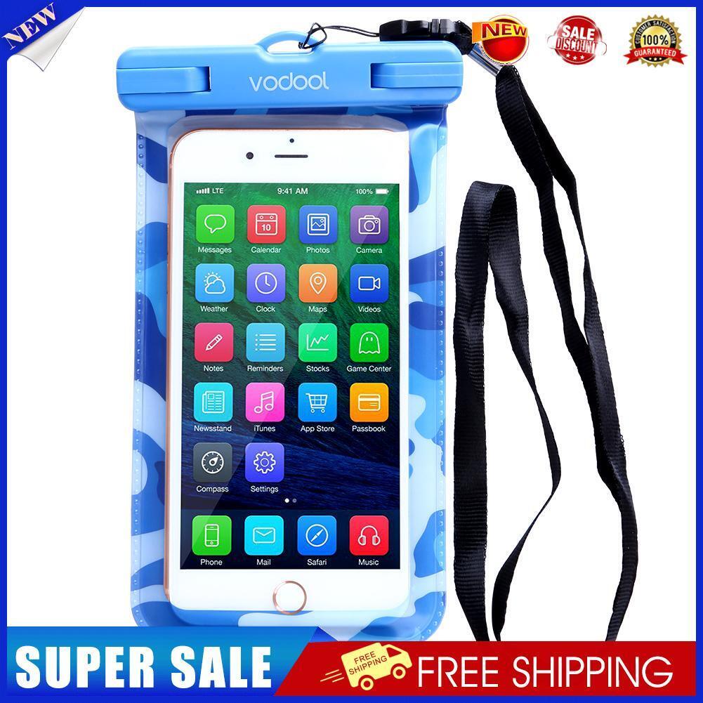 VODOOL Universal Waterproof Bags Protective Cover for 4.0-5.8in Phone Blue