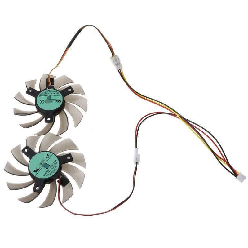 Video Card Cooling Fans for GTX 460 465 560 Ti 580 650 750Ti GT440 GT610 GT730