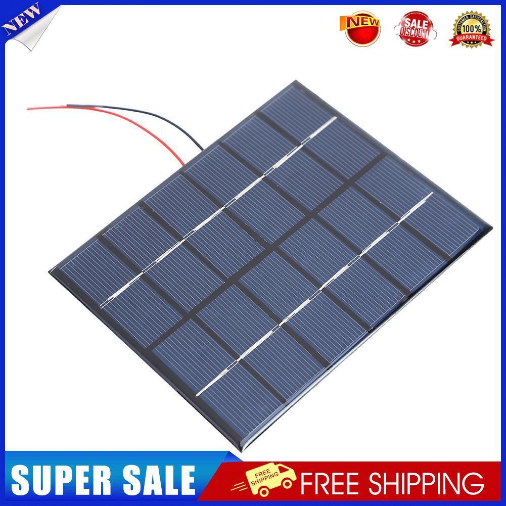 Portable 2W 6V 330mA Polysilicon Solar Power Panel DIY Kit Battery Panel