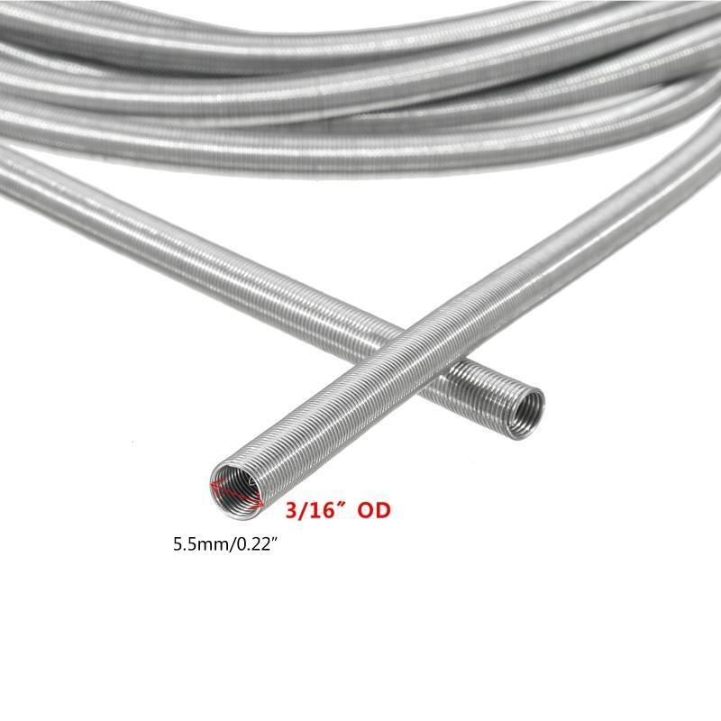 Stainless Steel Brake Line Gravel Guard Vehicle Brake Line Protective Spring