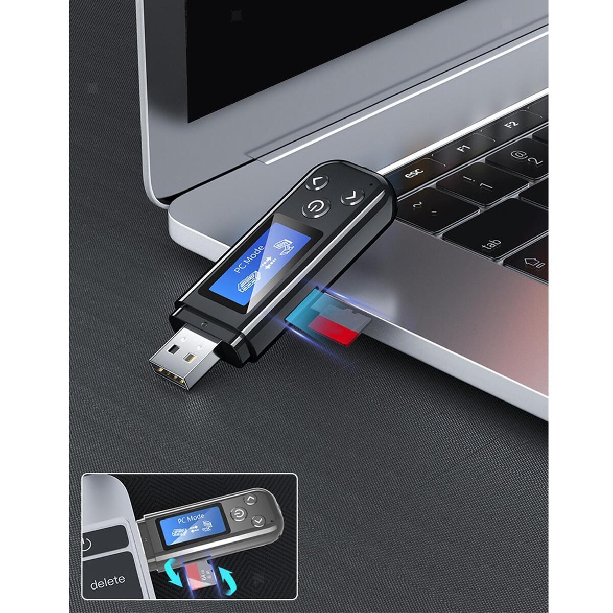 LCD  Wireless Audio Transmitter & Receiver 3.5mm Jack Aux Adapter