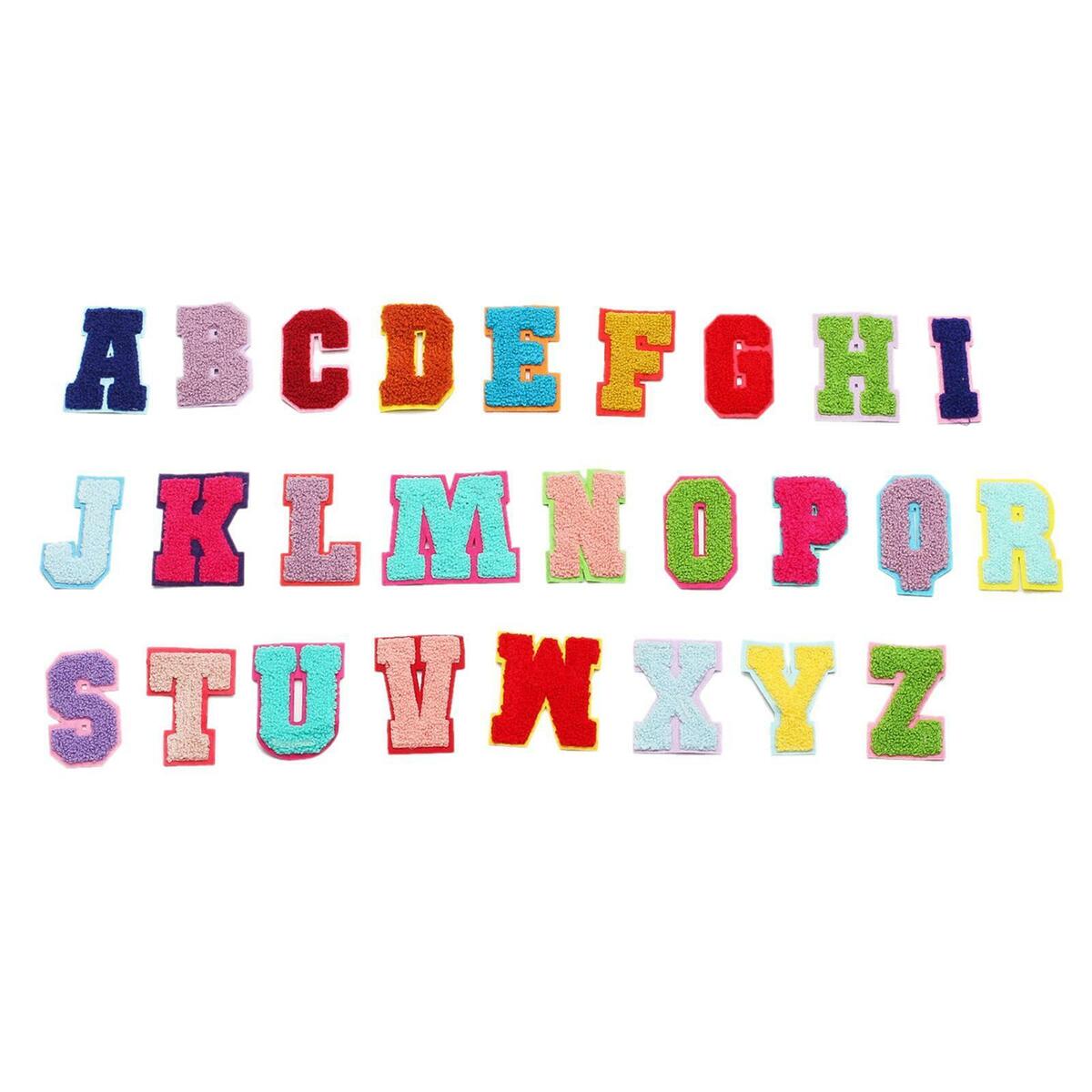 Sewing Kit Supplies Travel Sew Tools with 26pcs Embroidery Letter Patches