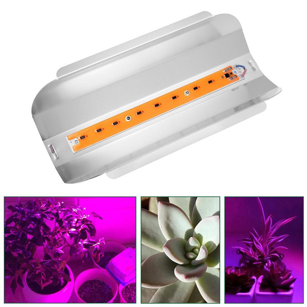 50W Full Spectrum IP67 Waterproof Plant Flower COB LED Grow Light(90-130V)