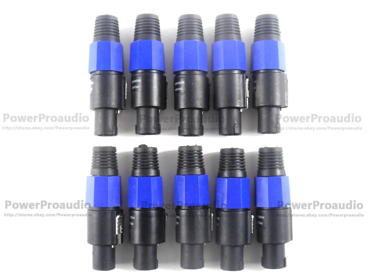 10PCS /LOT Professional 4-core Speakon connector For  KTV  speaker plug