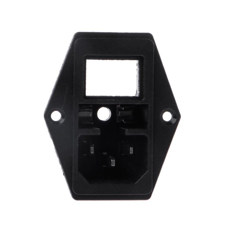 10A 250V Inlet Module Plug Fuse Switch Male Power Socket 3 Pin On/Off