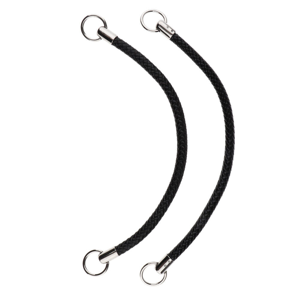 Shoulder Bag Replacement Handle Braided Rope Handbag Strap DIY Black