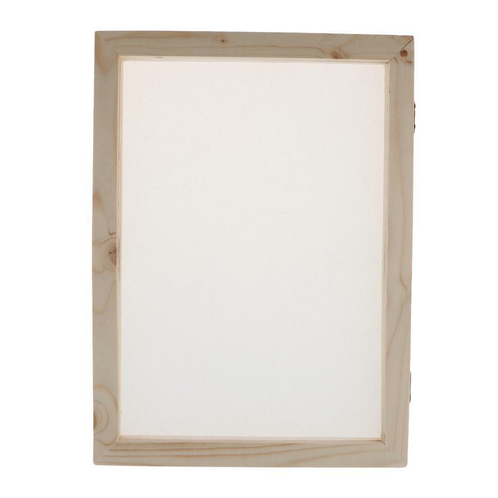 Wooden Paper Making Mould  Screen Tool for Handcraft 18x12.5cm