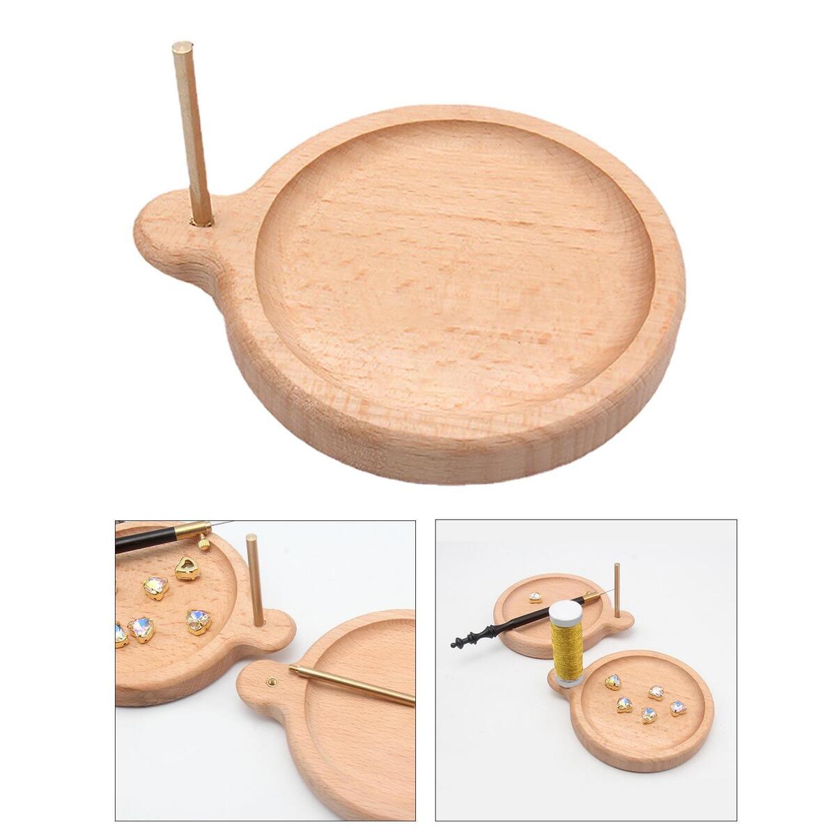 Wood Bead Spinner Bead Loader Spinning Bead Bowl DIY for Bracelet Making
