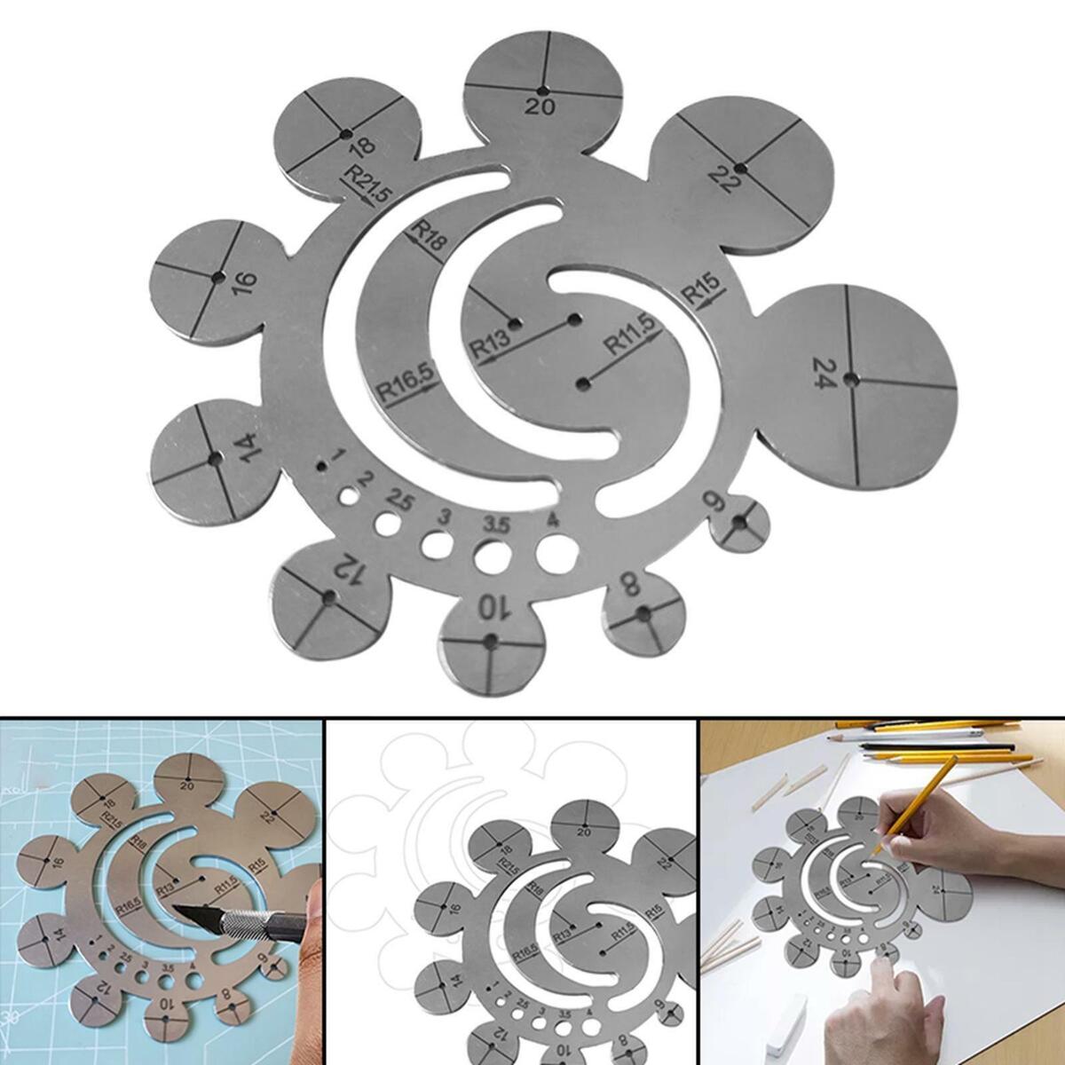 Cutting Ruler  Cutting Template Circle Drawing for Craft