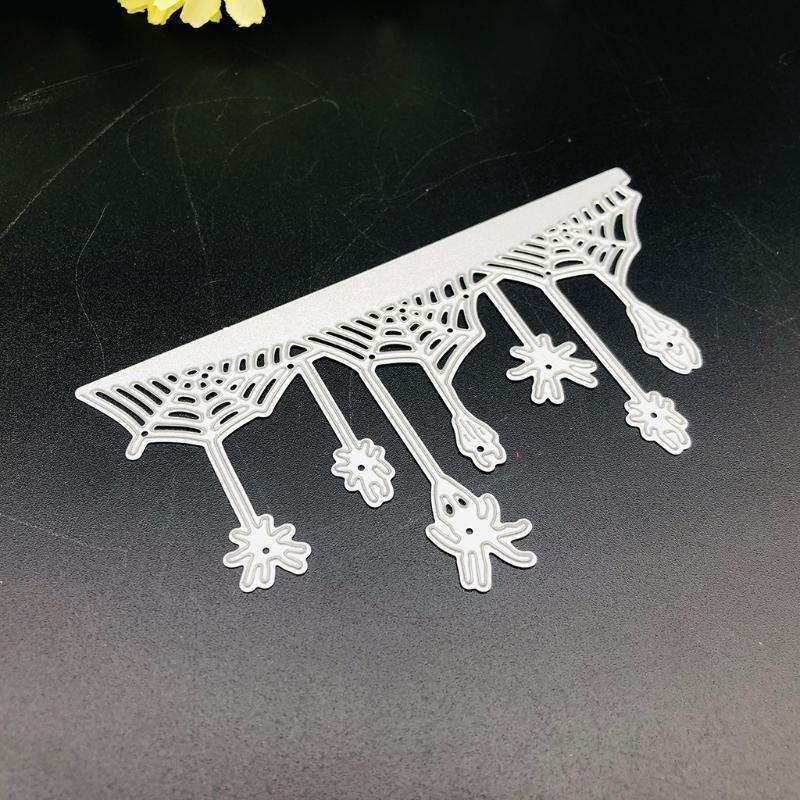 Halloween Spider Web Metal Cutting Dies Stencil DIY Scrapbooking Album Template