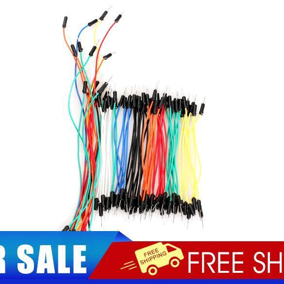 65PCS Male to Male Solderless Breadboard Jumper Cable Wires for Arduino New