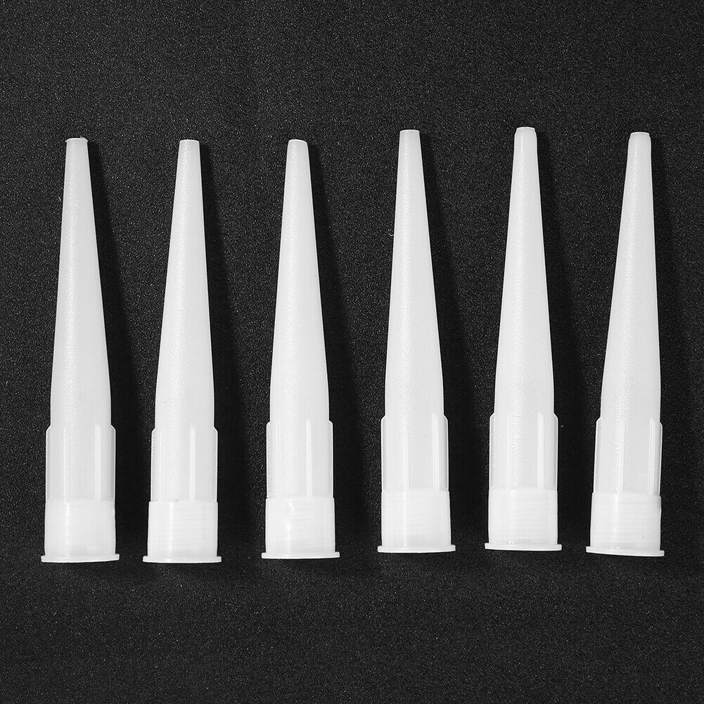 Caulking Nozzle Glass Glue Tip Sealant Finisher Grout Seam Tools (20pcs)