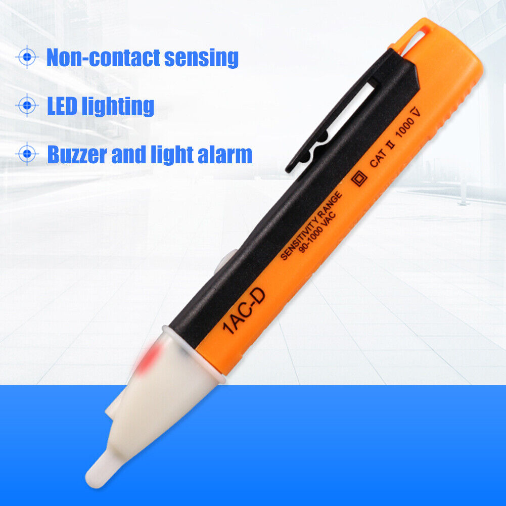90-1000V AC Voltage Detectors Non-Contact Tester Pen Electric Test Pencil