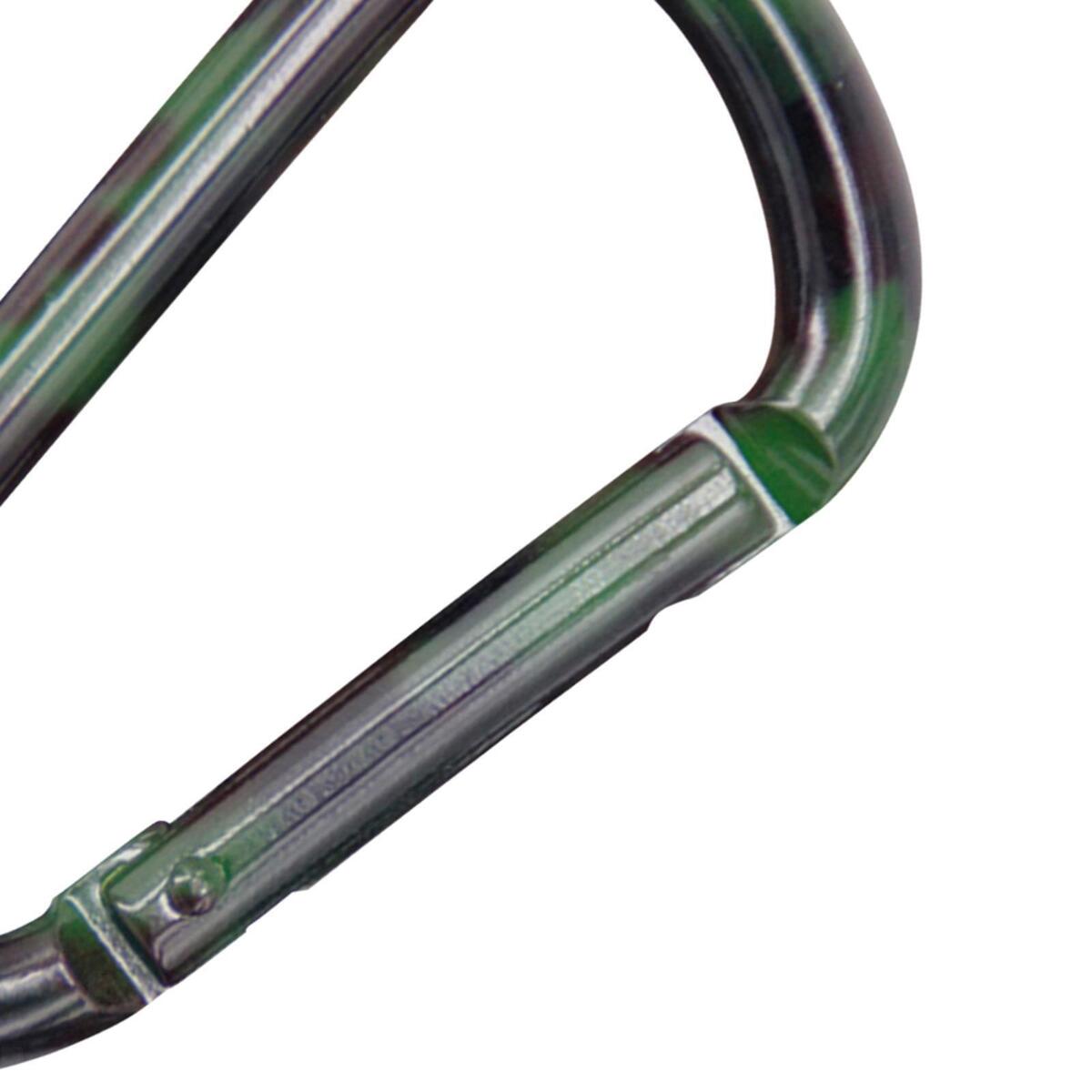 Aluminum Alloy Carabiner Clip Snap Hook Keyring D Shaped for Camping Outdoor