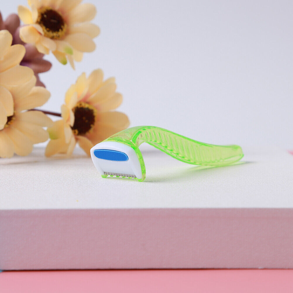 Portable Disposable Woman Bikini Hair Remover Razor Shaver Trimmer(Green)