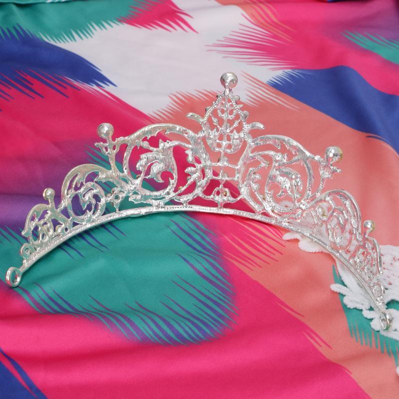 Bridal Austrian Rhinestone Tiara Wedding Crown Veil Headband Hair Accessories