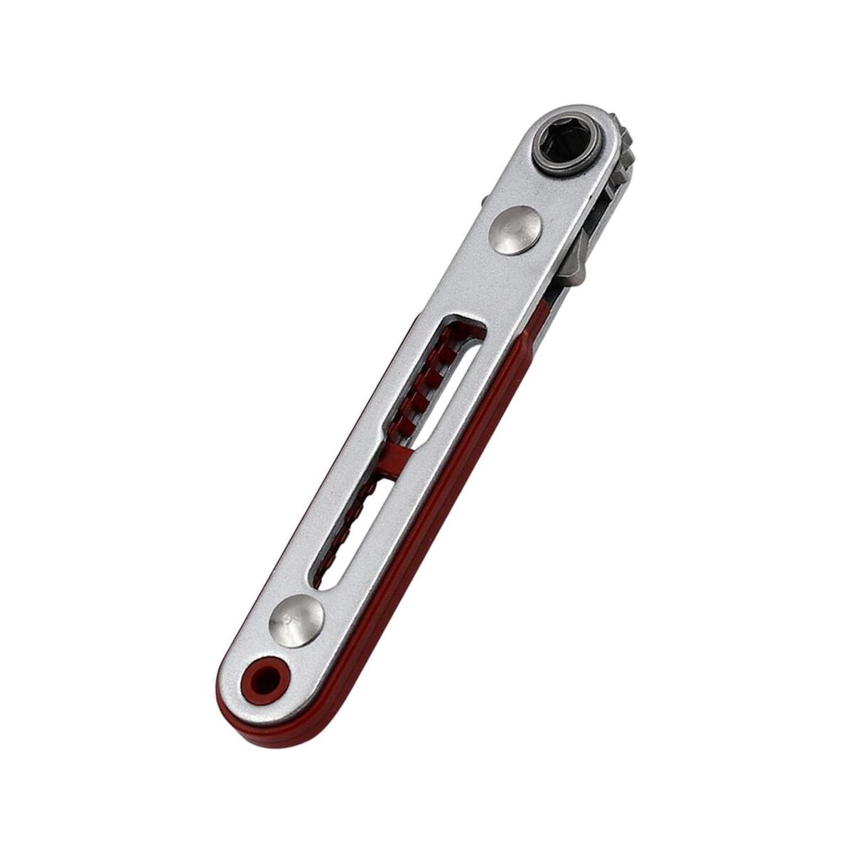 Low Profile Mini Ratchet Wrench 1/4 inch Offset Ratcheting Screwdriver