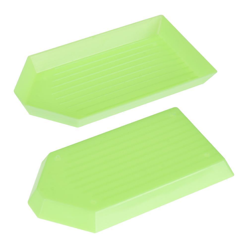 New Green Embroidery 5D Acrylic Diamond Painting Plastic Point Drill Tray Plate