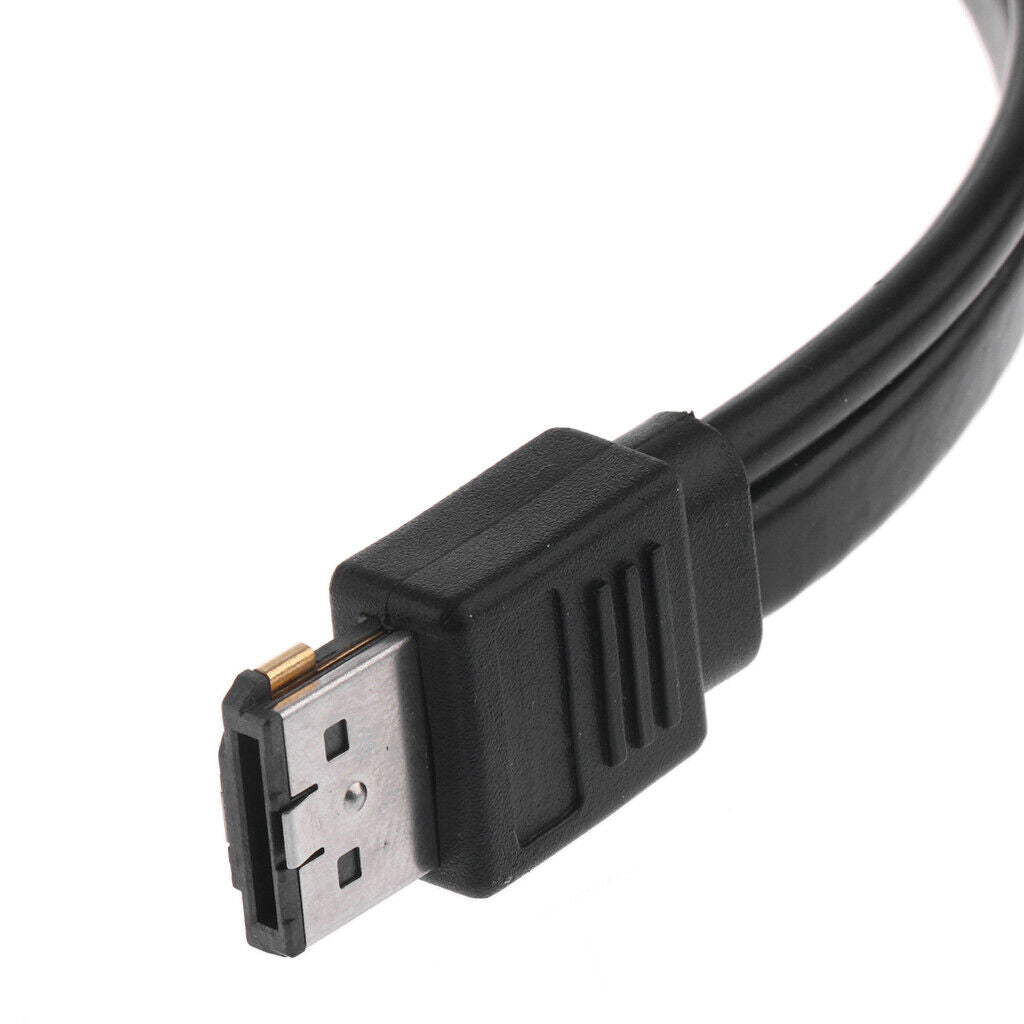 E to  Cable Dual  USB 12V 5V Combo to 22 Pin For HDD