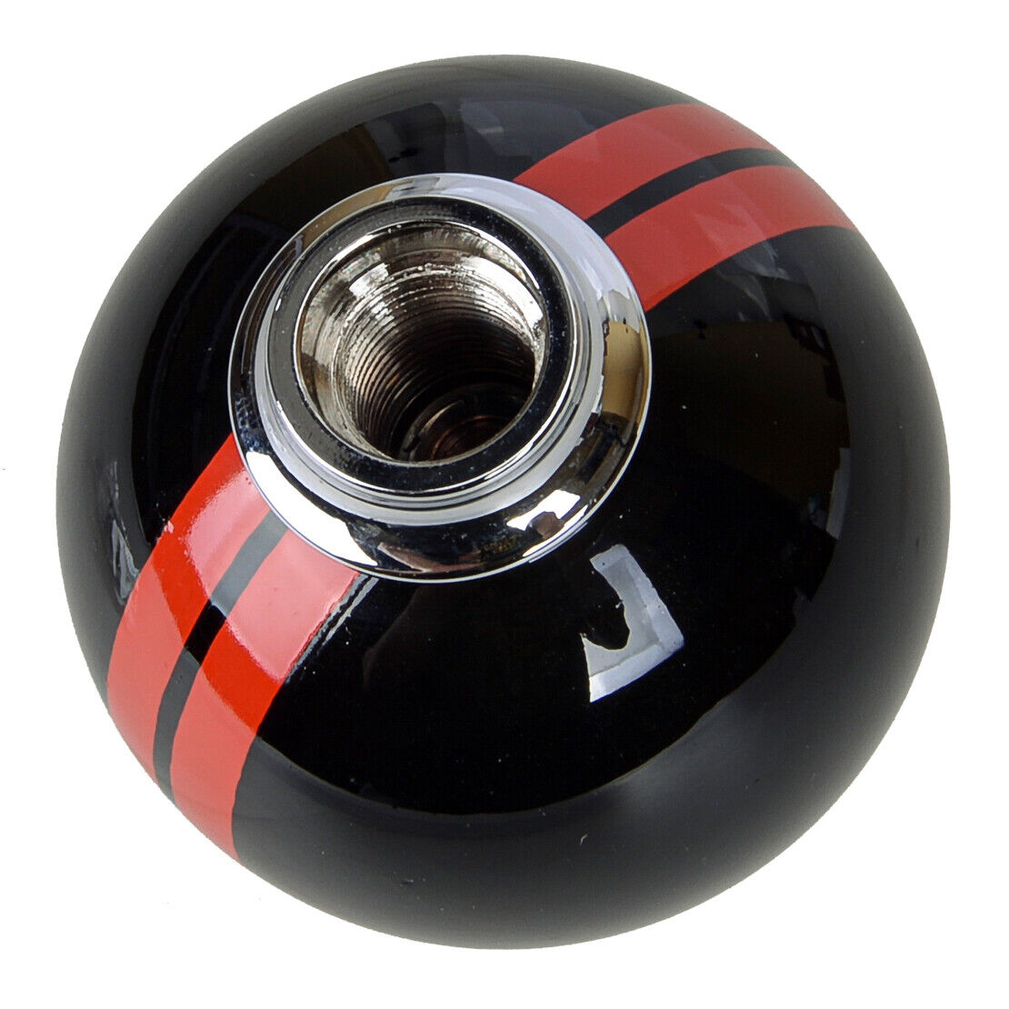 Black & Red 6 Speed Manual Gear Shift Knob Ball Fit For Ford Mustang GT 500