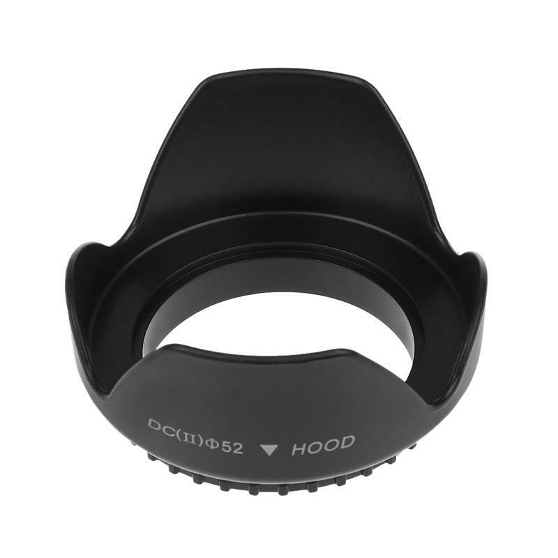 52mm Screwed Flower Petal Sunshade Lens Hood For Nikon Sony DSLR Camera