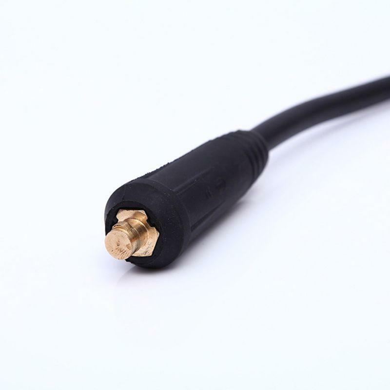 2Pcs/set 500A 2M Electrode Welder Clamp 300A 1.5M Ground Clamp Cable Connector