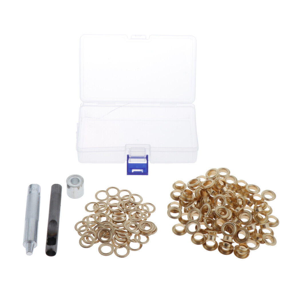 Eyelets with Leather Craft Repair Grommet  Installing Kit