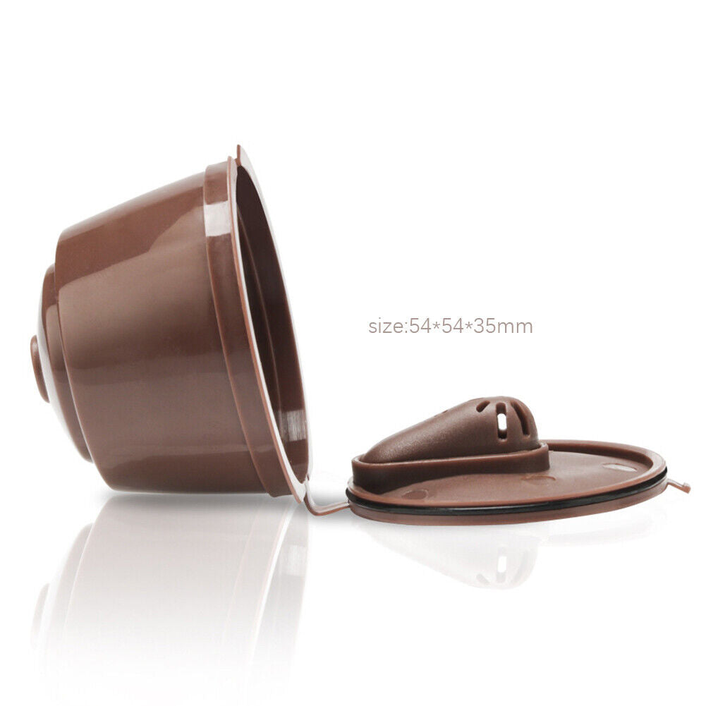 3pcs Plastic Coffee Capsule Cup for Dolce/Gusto Refillable Filters (Coffee)