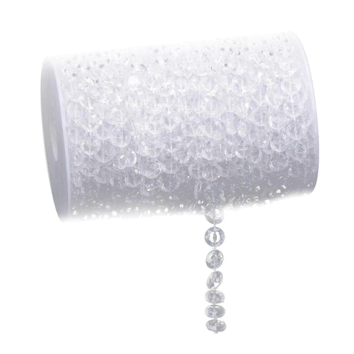 30 Meter/ Tranparent Disk Bead String  Clear for Doorway Wedding