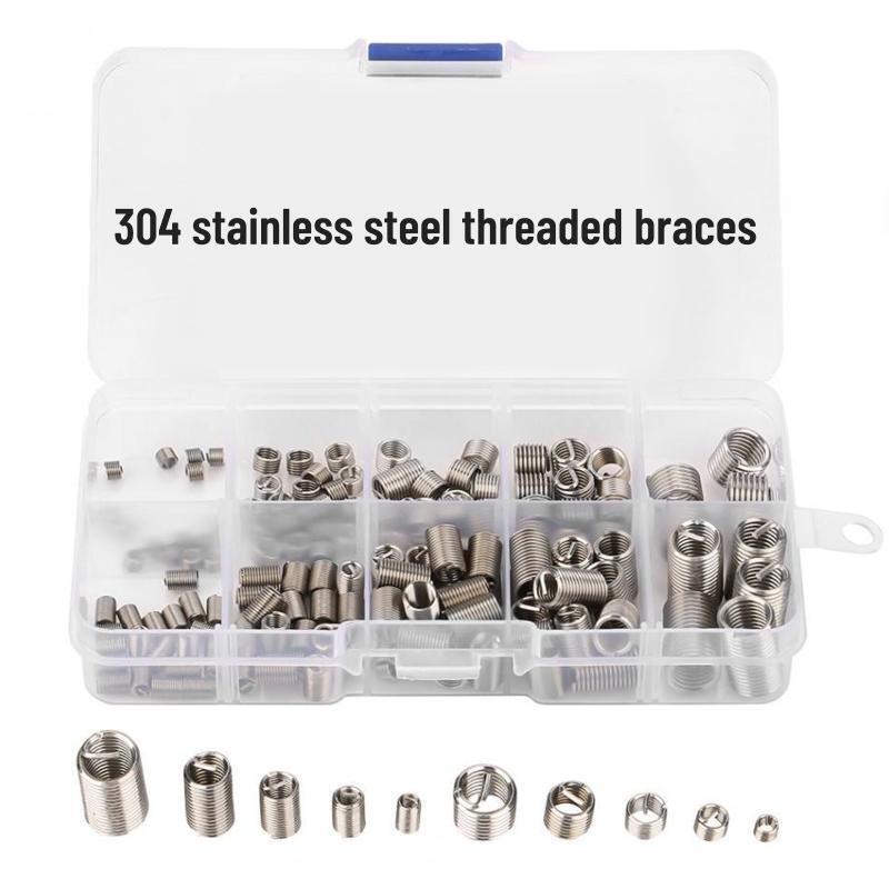 150x Helical Type Wire Screw Repair Sleeve M3 M4 M5 M6 M8 Thread Repair Tool