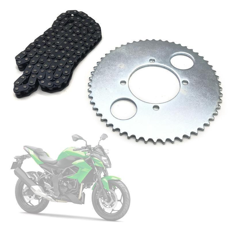 T8F 54T Tooth Rear Dirve Sprocket Cog With 116 Links Chain For Bike Gas Scooter