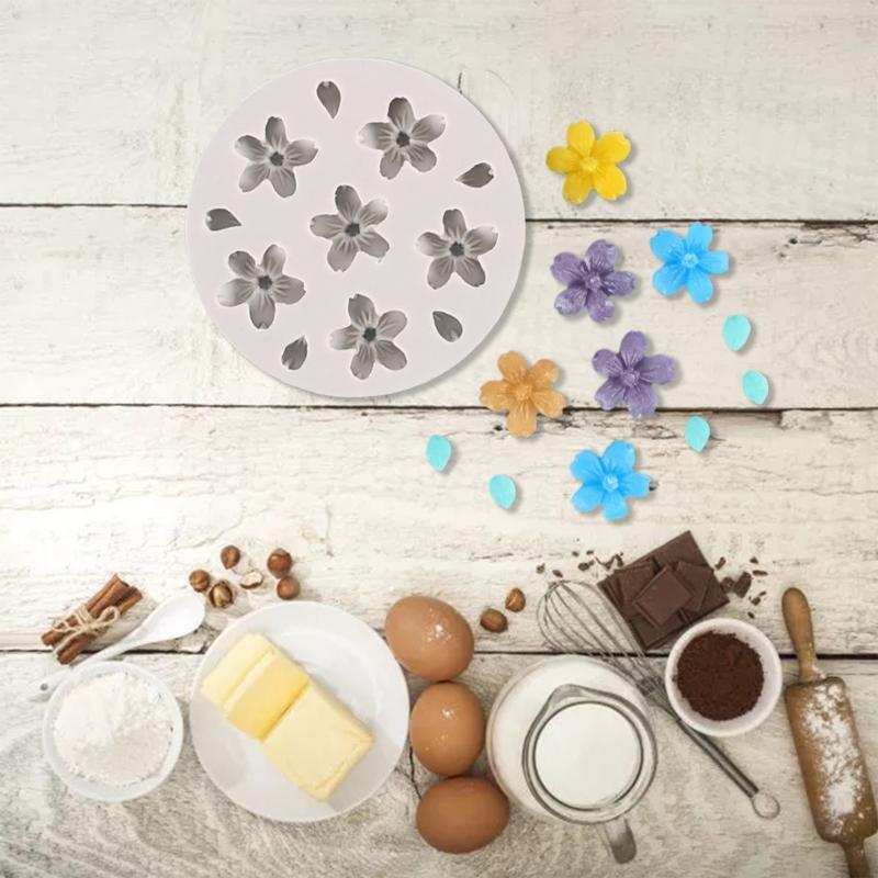 Cake Moulds Cake Decoration Tools Silicone Material for Chocolate Flower Inserts