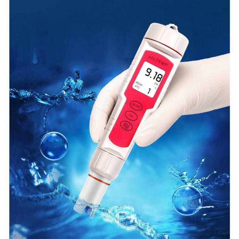Professional PH Temperature Tester Water Quality High Precision Portable Pen Typ