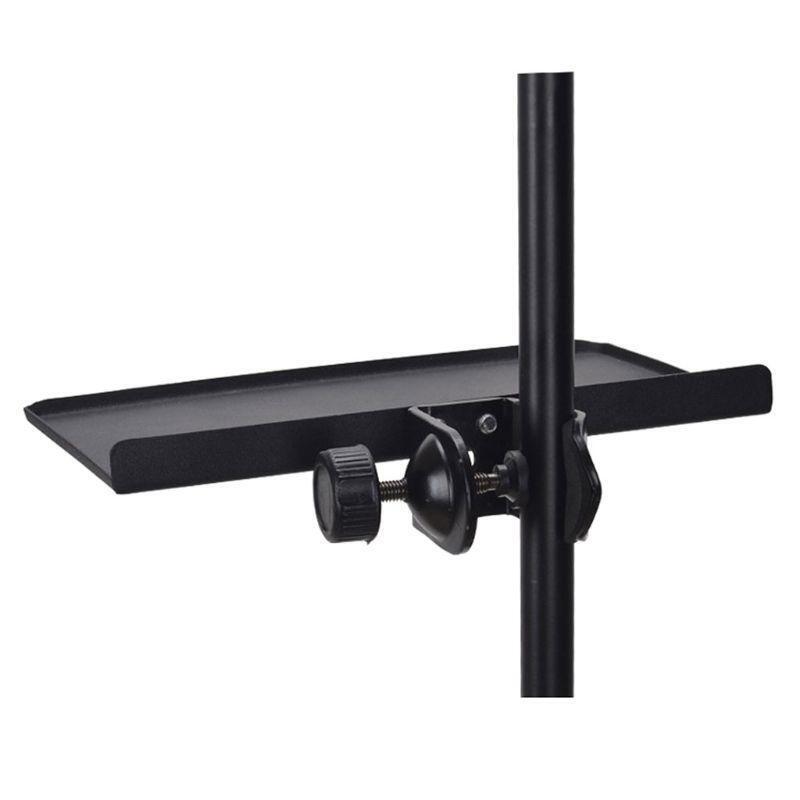 Stable Black Adjustable Shelf Organizers for Home Office Karaoke Equipment Clip