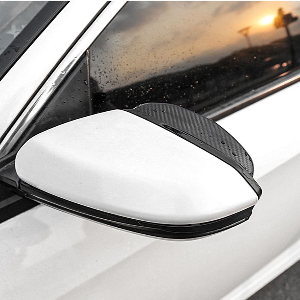 Plate Rainproof Rear View Mirror Universal Car Rain Cover Back Eyebrow Cover