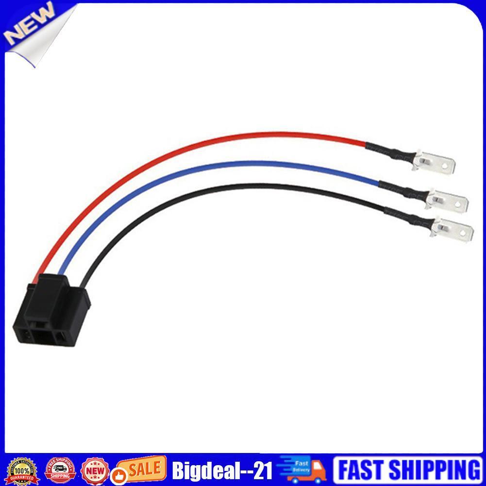 Car LED Headlight Lamp Socket Wiring Harness Female Connector Cable for H4