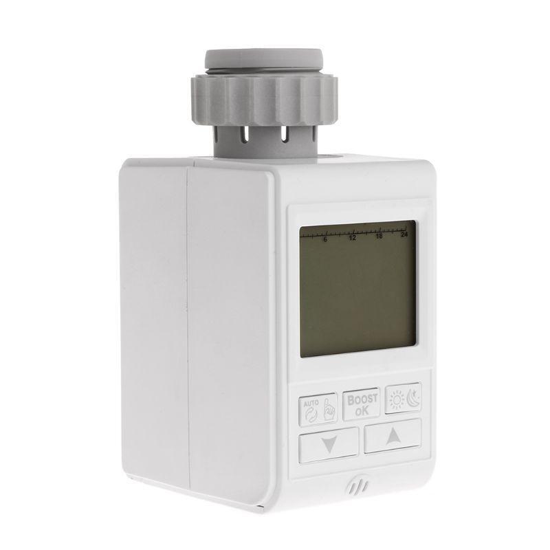 Programmable Thermostat Timer TRV Radiator Valve Actuator Temperature Controller