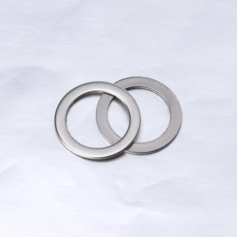2 Pcs Bicycle Pedal Spacer Crank Cycling MTB Bike Stainless Steel Ring Washers