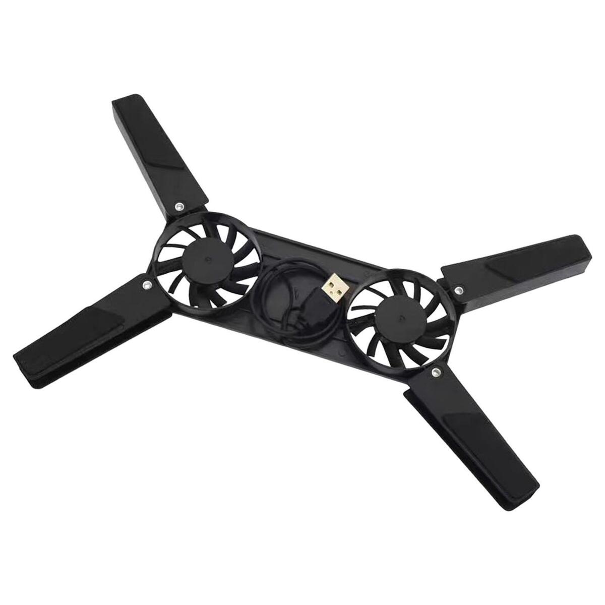 Laptop Cooling Stand Dual Fan USB Powered for Various Notebook Computers