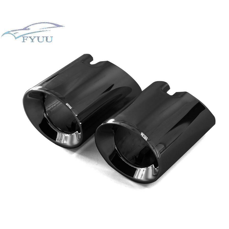 1pair Black 304 Stainless Steel Exhaut Tips For BMW F20 F21 M135 F22 F23 M235i
