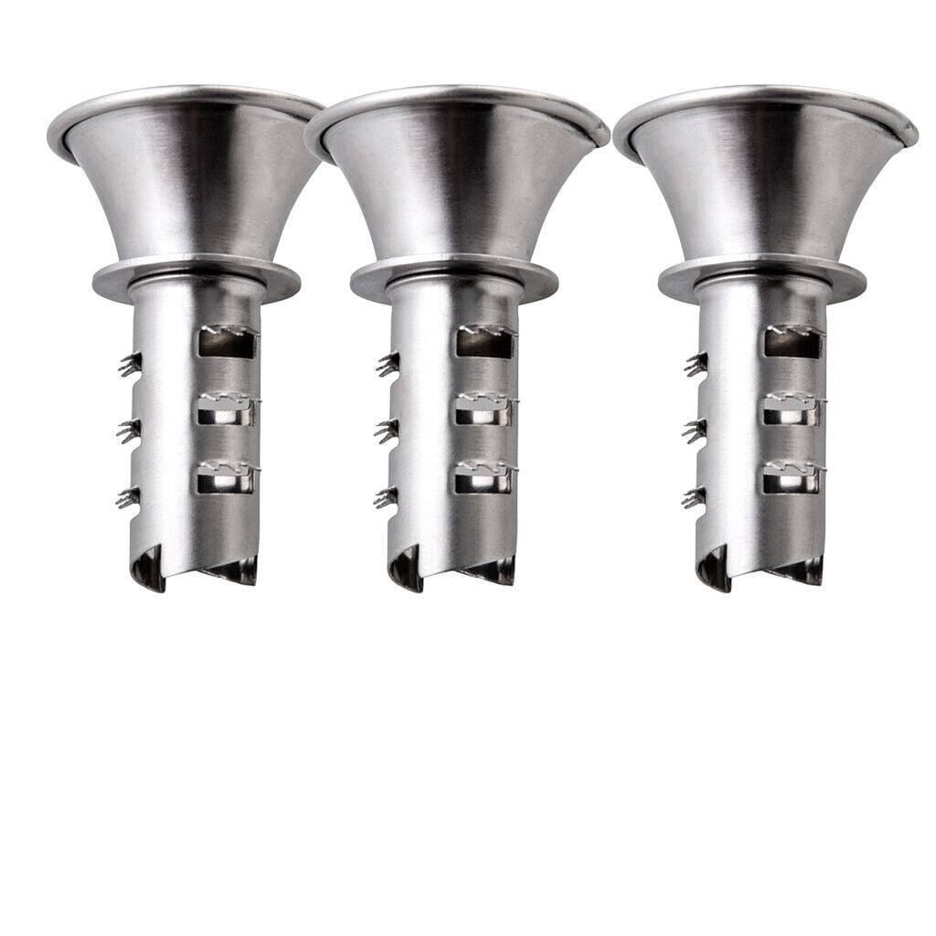 3Pcs Manual Small Stainless Steel    drill Squeezer Juicer