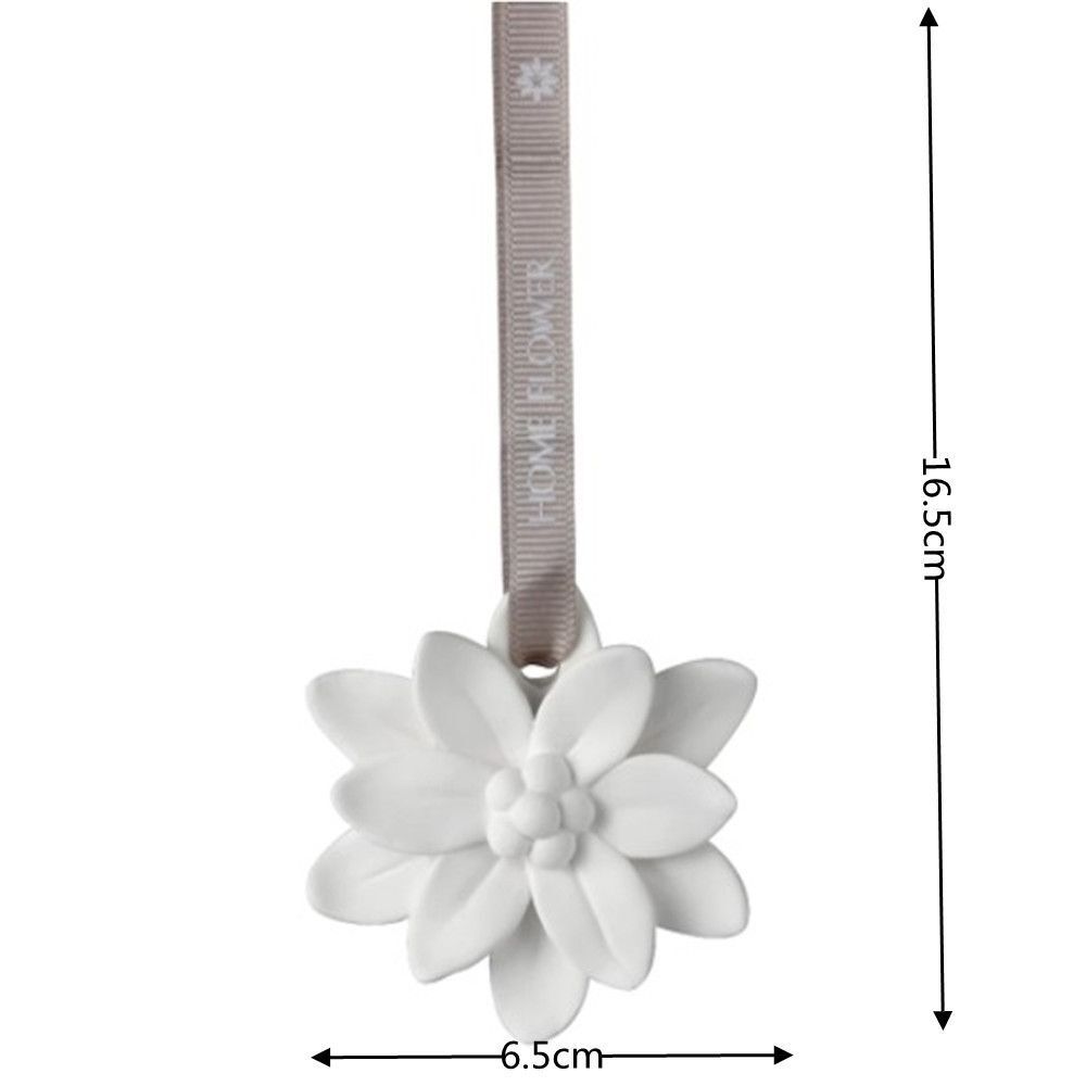 Mirror Auto Hanging Ornament Pendant Plaster Flower Car Accessories For Car