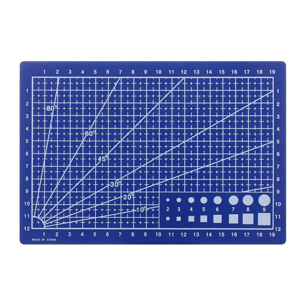 Leather Fabric Sewing Tool Cutting Plate A5 Grid Lines Cutting Mat Paper Board