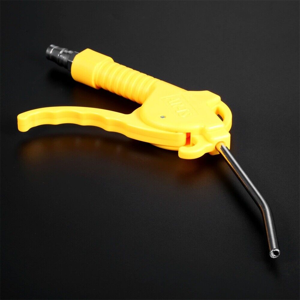 Yellow Air Compressor Blow Air Cleaner Dust Blow Gun Air Duster Handy Tool 1pc
